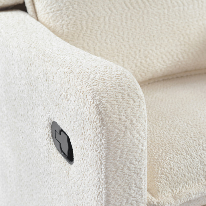 Bebe & Beyond Nestler Nursing Chair - Off White Boucle