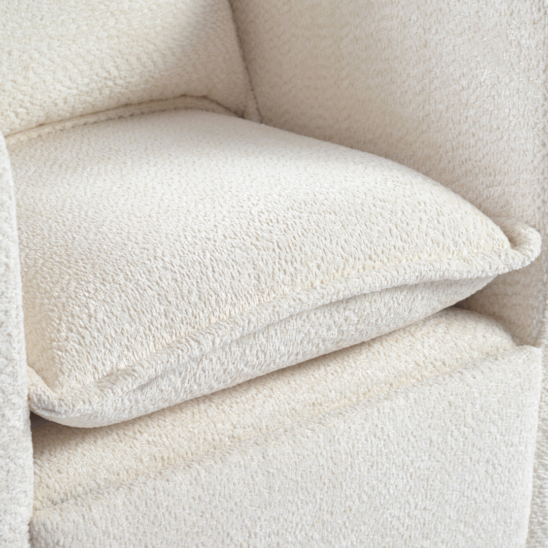 Bebe & Beyond Nestler Nursing Chair - Off White Boucle