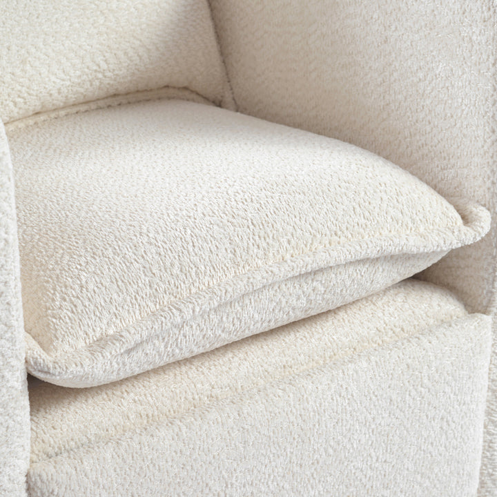 Bebe & Beyond Nestler Nursing Chair - Off White Boucle