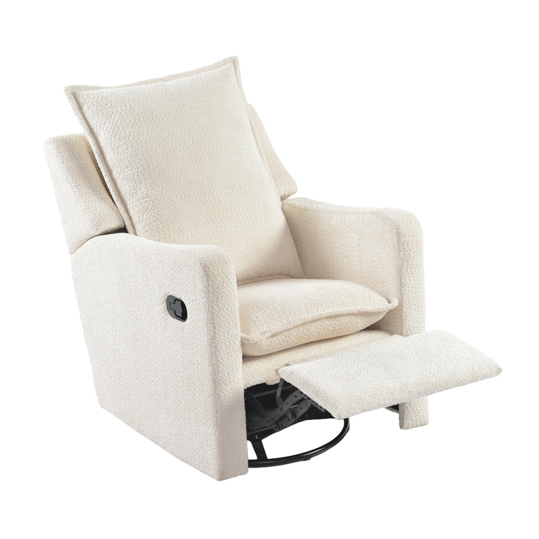 Bebe & Beyond Nestler Nursing Chair - Off White Boucle