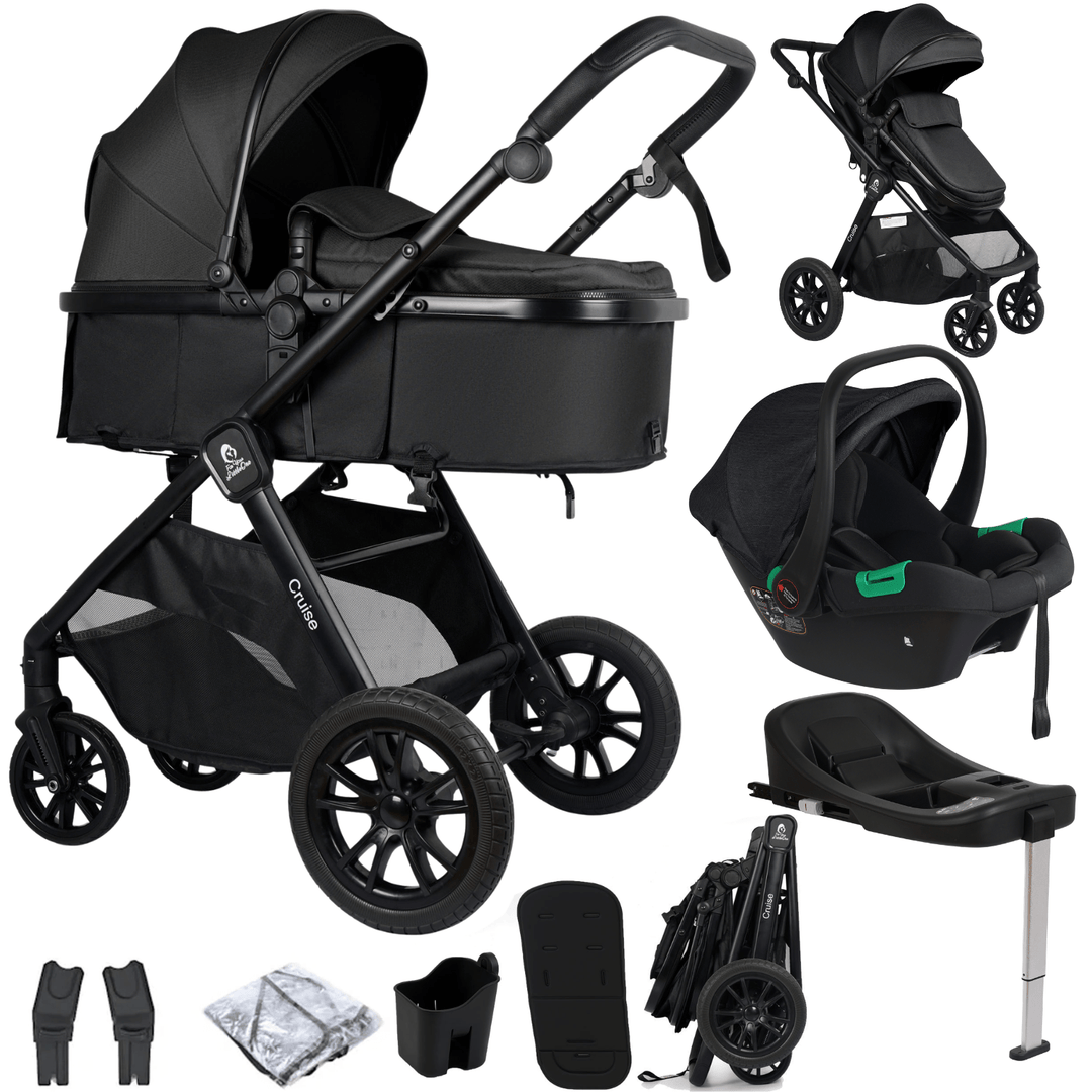 For Your Little One Cruise 3-in-1 Travel System with ISOFIX - Eclipse Black