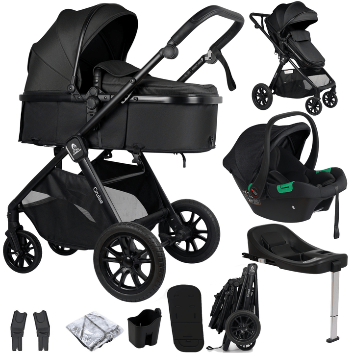 For Your Little One Cruise 3-in-1 Travel System with ISOFIX - Eclipse Black