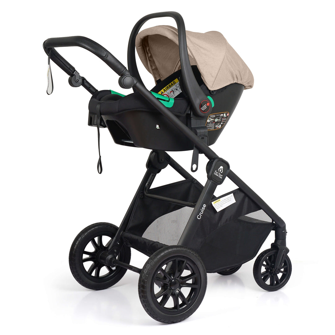 For Your Little One Cruise 3-in-1 Travel System with ISOFIX - Dune Beige