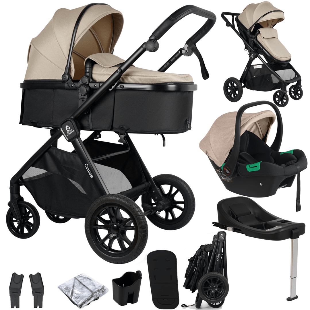For Your Little One Cruise 3-in-1 Travel System with ISOFIX - Dune Beige