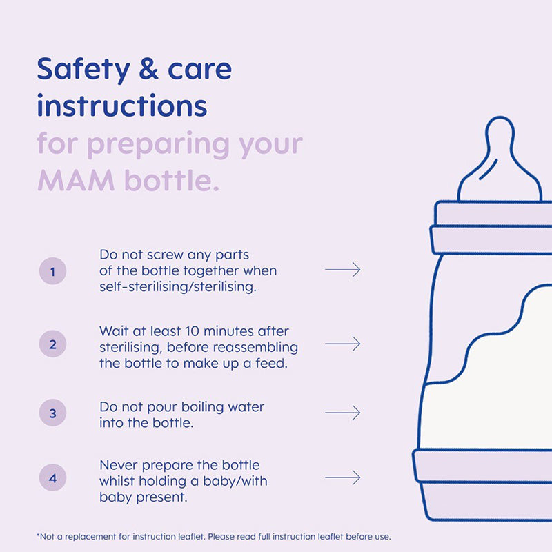 MAM Feed & Soothe Set with Anti-Colic Bottles and Orthodontic Soothers