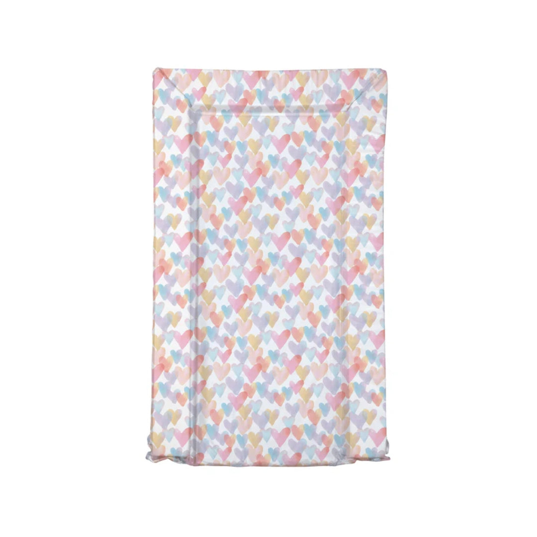 East Coast Nursery Changing Mat – Watercolour Hearts