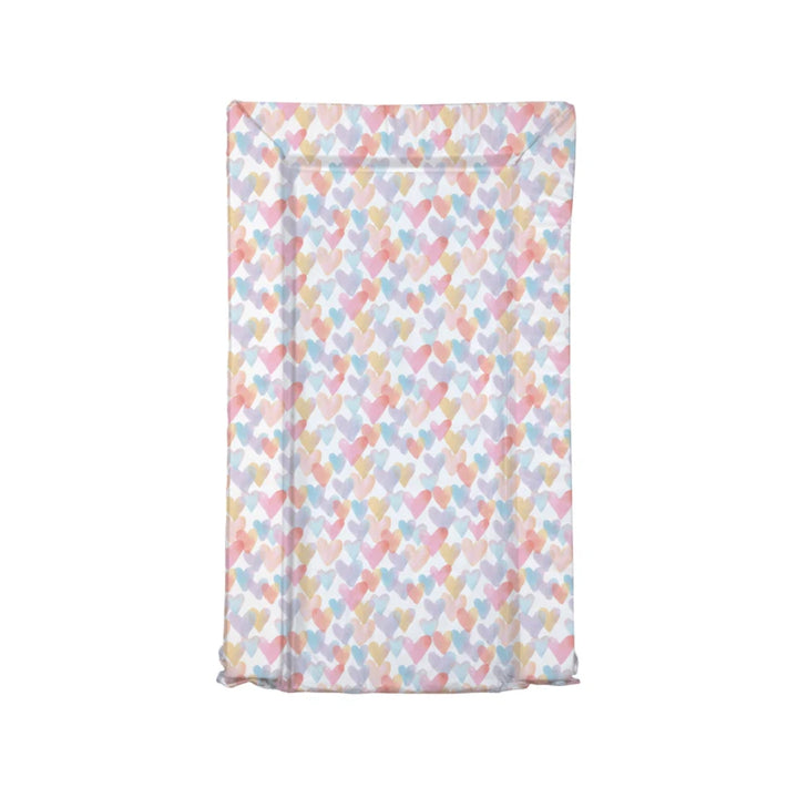 East Coast Nursery Changing Mat – Watercolour Hearts
