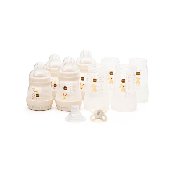 MAM Easy Start Anti-Colic Bottle Starter Set Neutral with Soother
