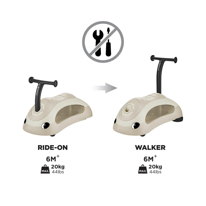 Globber Baby Walker 2 in 1 Ecologic – Coconut
