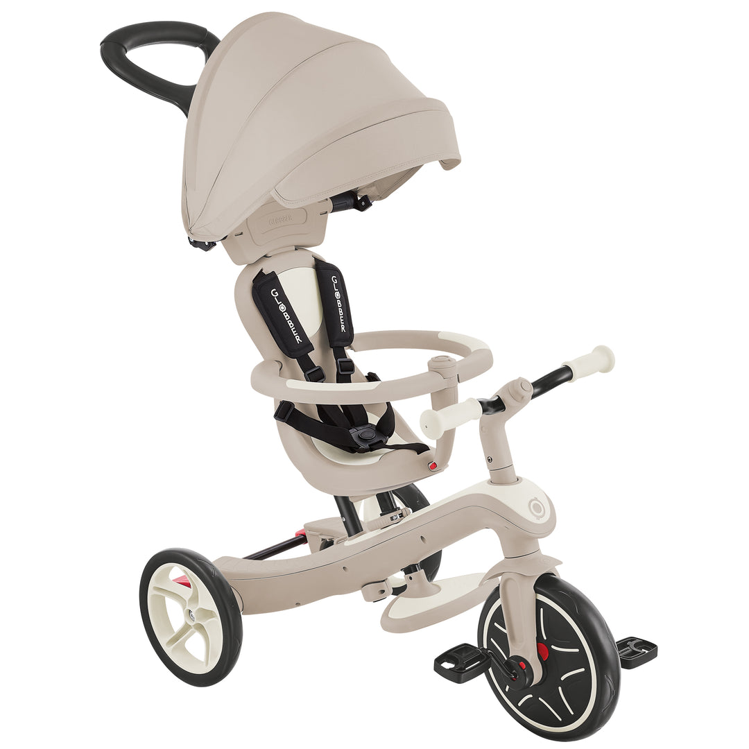 Globber Explorer Trike 4 in 1 Ecologic - Coconut