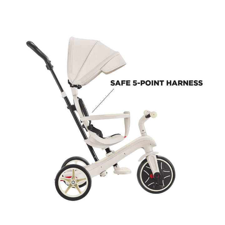 Globber Explorer Trike 4 in 1 Ecologic - Coconut