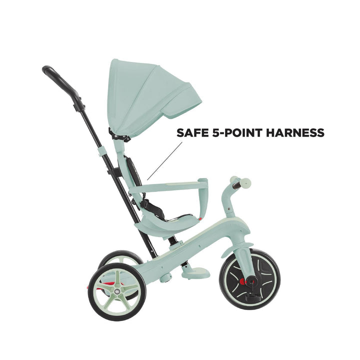 Globber Explorer Trike 4 in 1 Ecologic - Pistachio