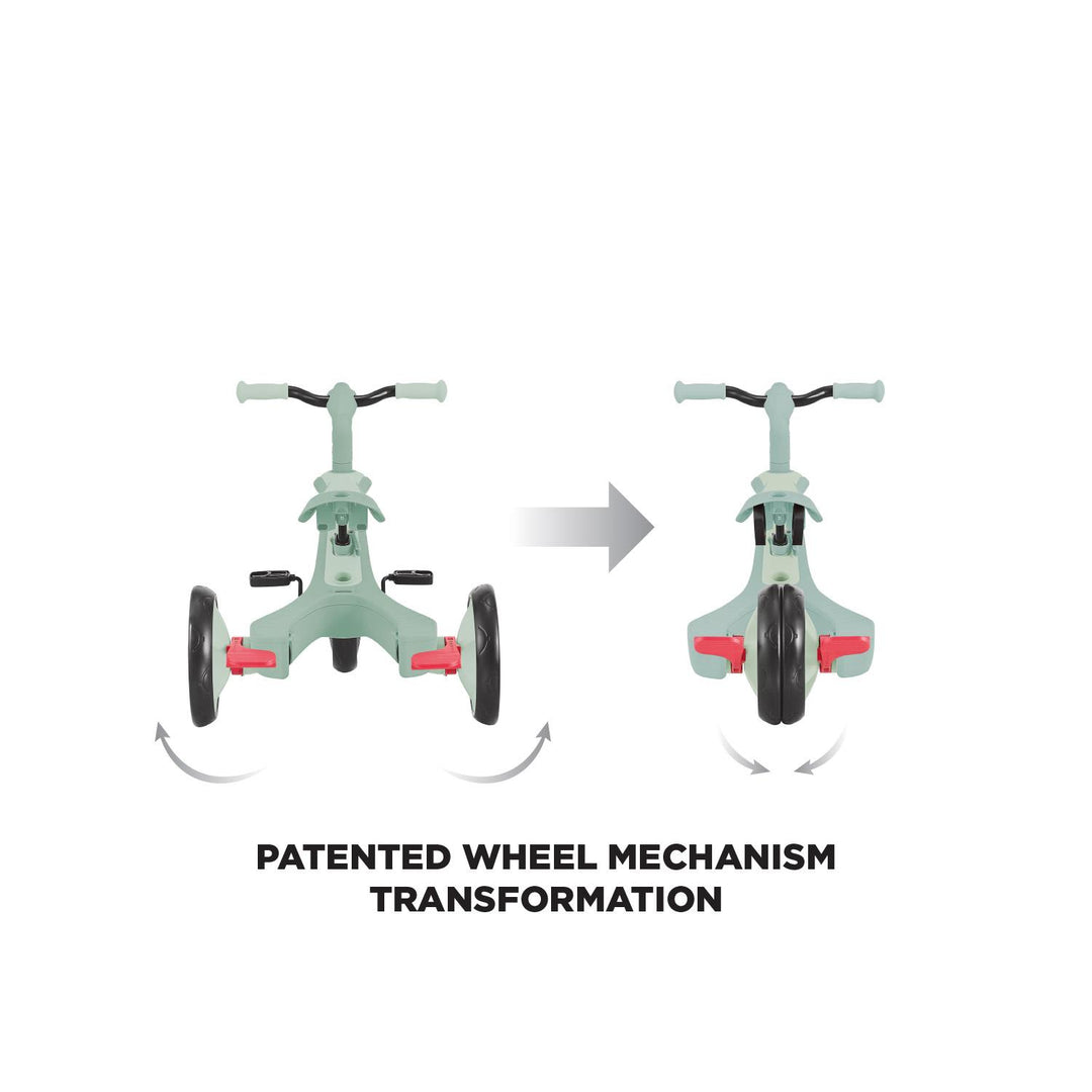 Globber Explorer Trike 4 in 1 Ecologic - Pistachio