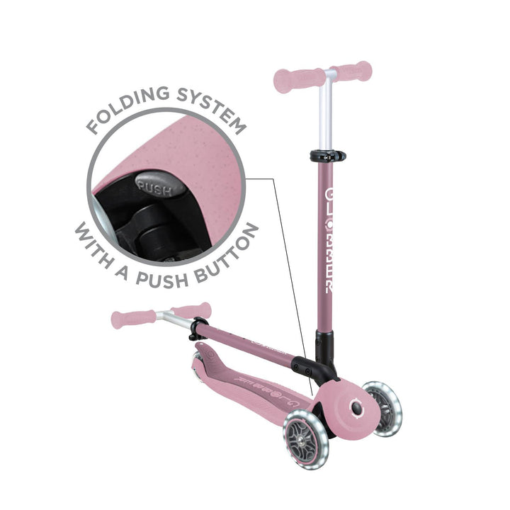 Globber Go•Up Active Lights Ecologic – Berry