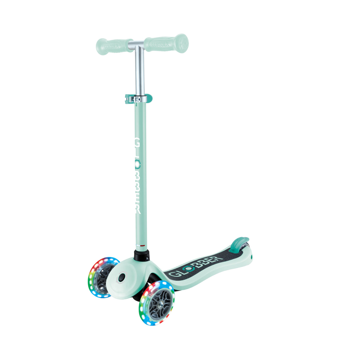 Globber Primo Lights Scooter - Mint
