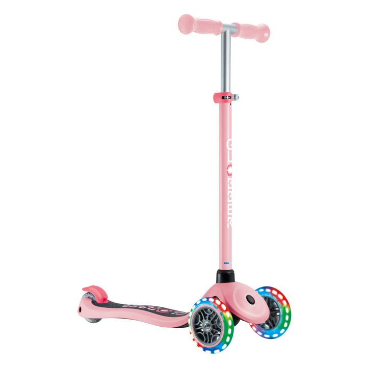 Globber Primo Lights Scooter - Pastel Pink