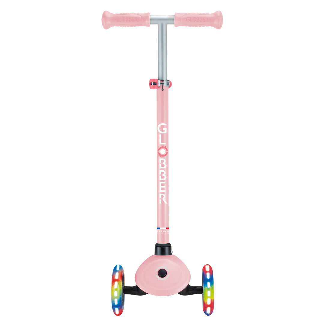 Globber Primo Lights Scooter - Pastel Pink