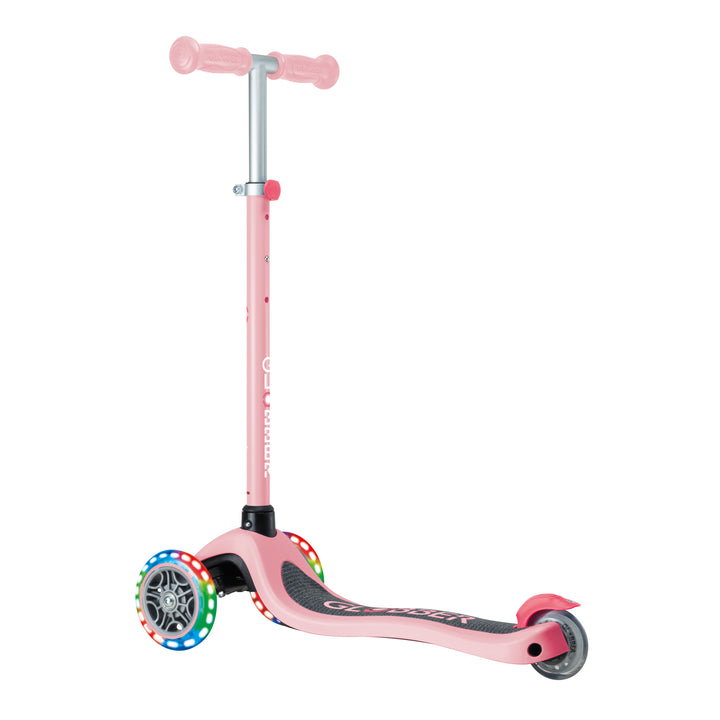 Globber Primo Lights Scooter - Pastel Pink