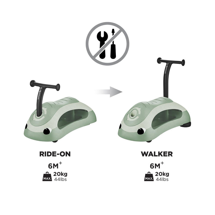 Globber Baby Walker 2 in 1 Ecologic – Pistachio