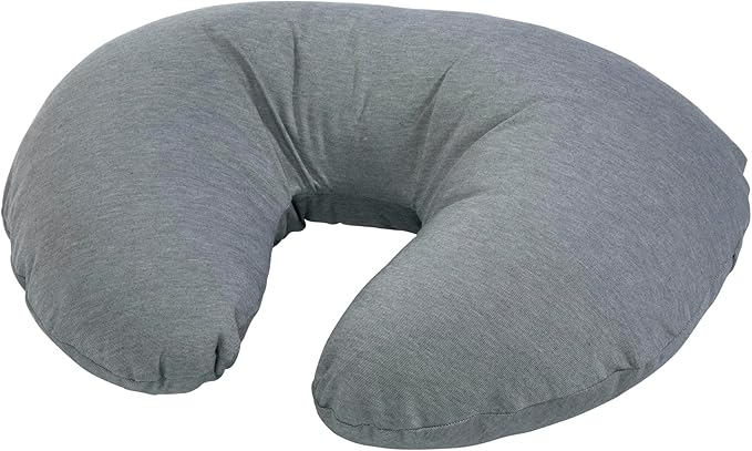 Cuddles Collection Nursing Pillow – 4-in-1 Breastfeeding Support, Grey Marble