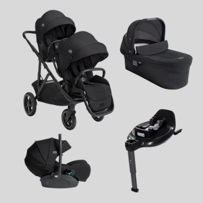 Joie Signature Versiti Double Travel Ready Bundle - Eclipse