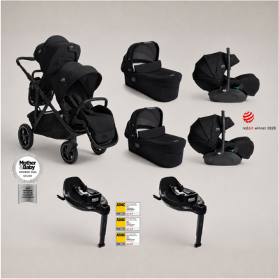 Joie Signature Versiti Twin Travel Ready Bundle - Eclipse