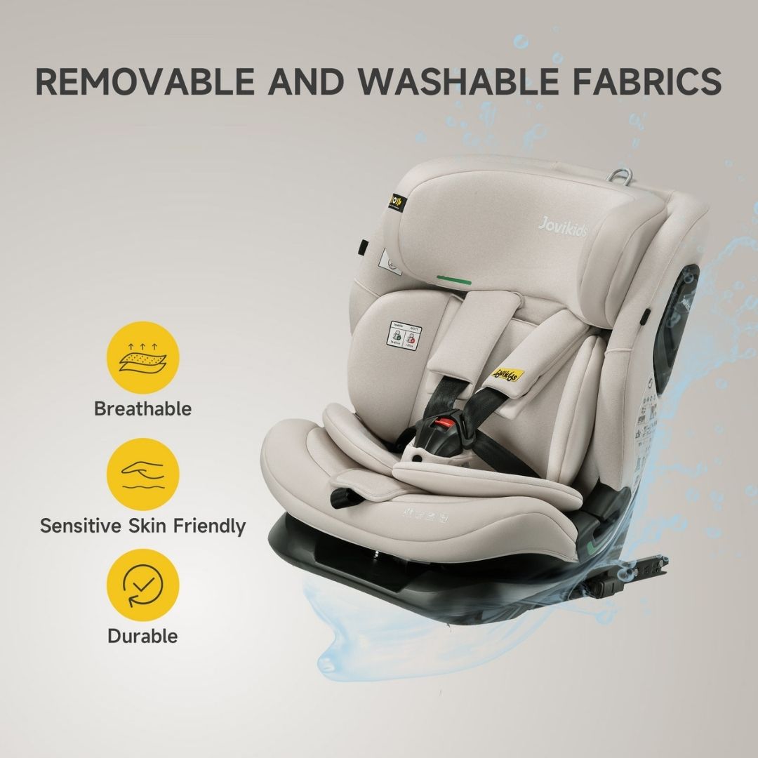 Jovikids CiCl TT i-size Car Seat - Milkstone
