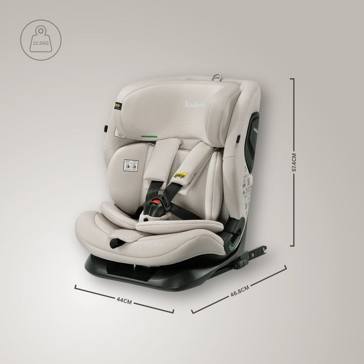 Jovikids CiCl TT i-size Car Seat - Milkstone