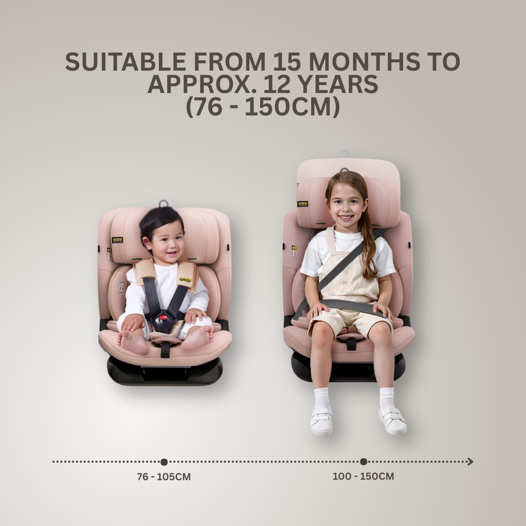 Jovikids CiCl TT i-size Car Seat - Rosewood