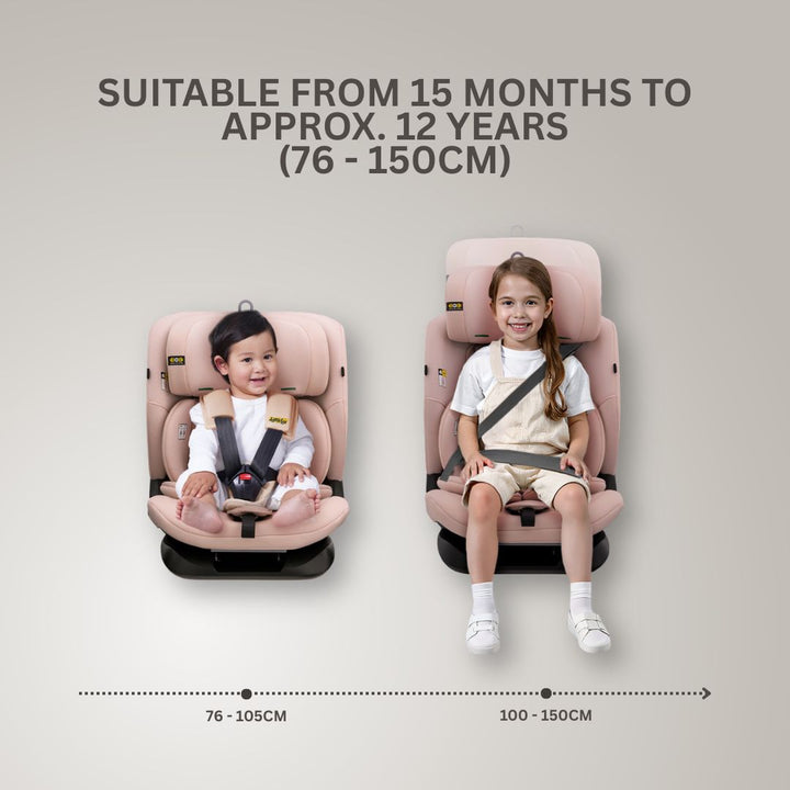 Jovikids CiCl TT i-size Car Seat - Rosewood