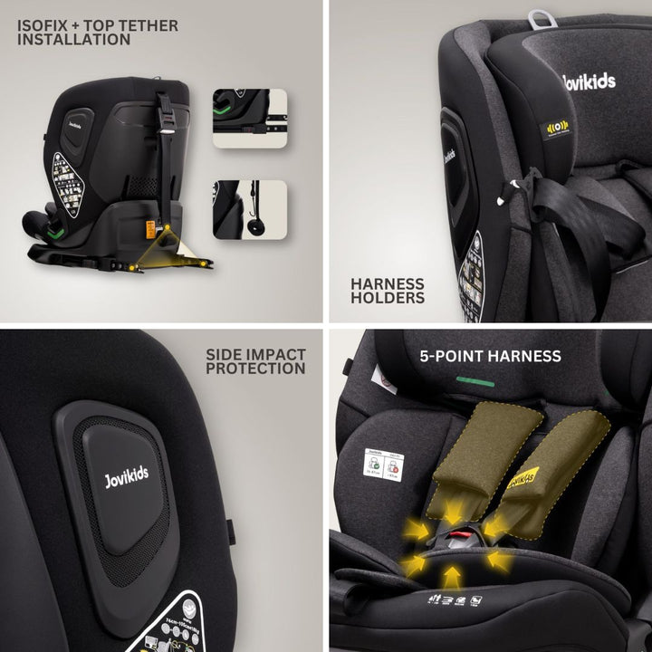 Jovikids CiCl TT i-size Car Seat - Twilight