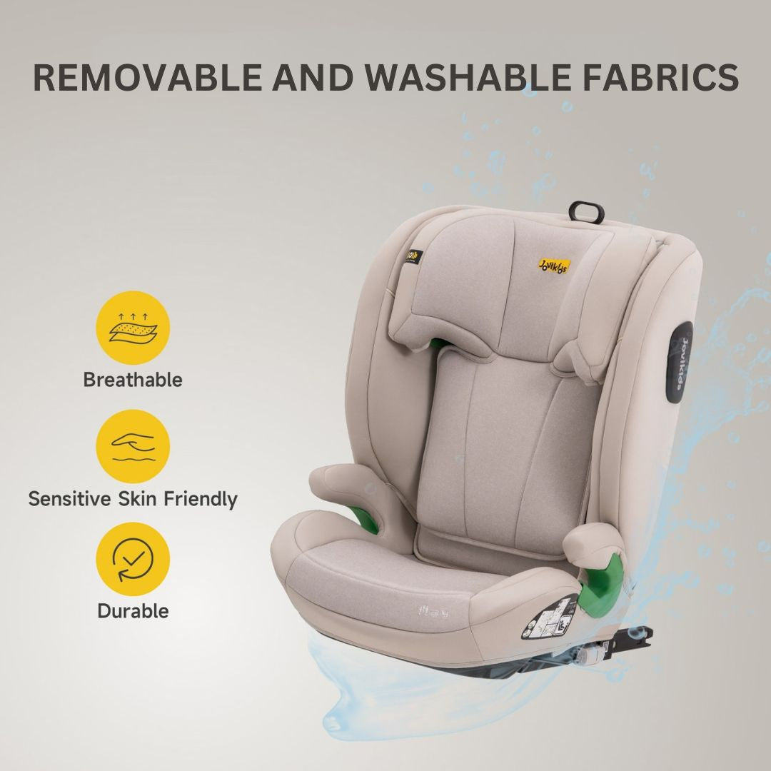 Jovikids Leon Isofix Booster Seat - Milkstone