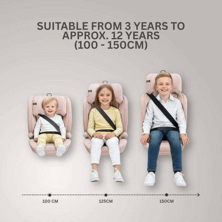 Jovikids Leon Isofix Booster Seat - Rosewood