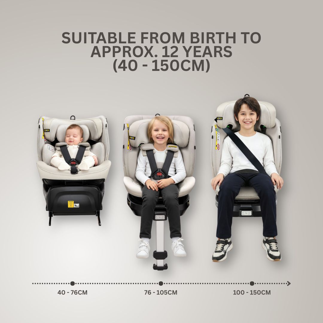 Jovikids Ranger 2 i-size 360 Car Seat - Milkstone