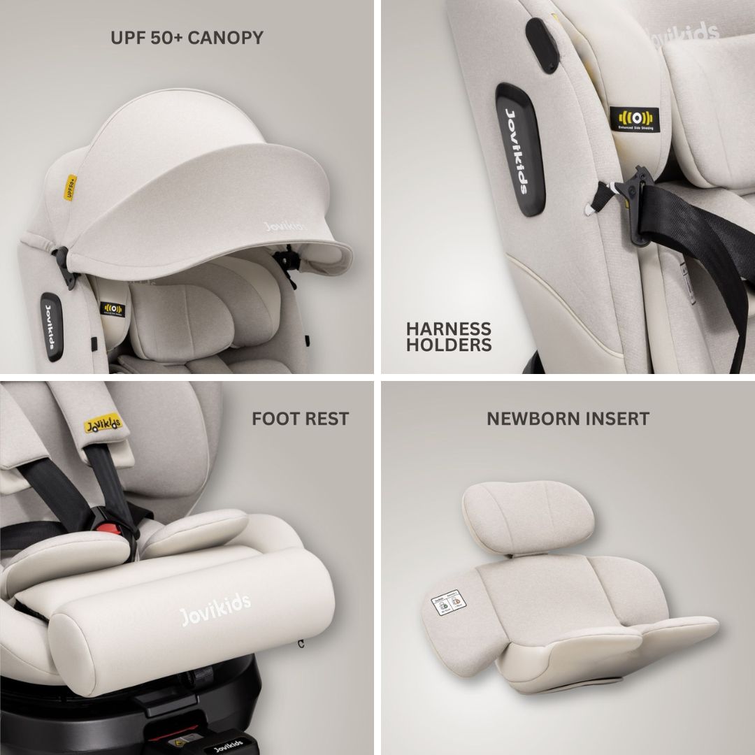 Jovikids Ranger 2 i-size 360 Car Seat - Milkstone