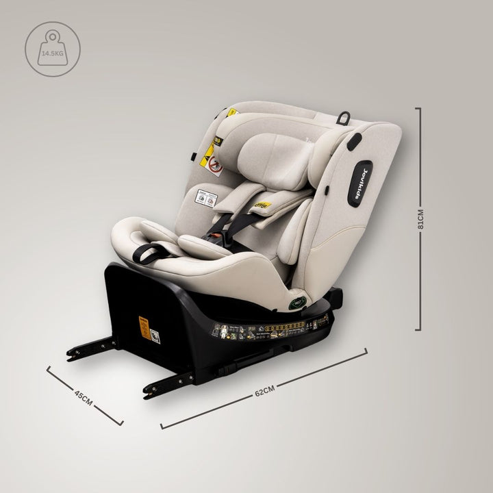 Jovikids Ranger 2 i-size 360 Car Seat - Milkstone