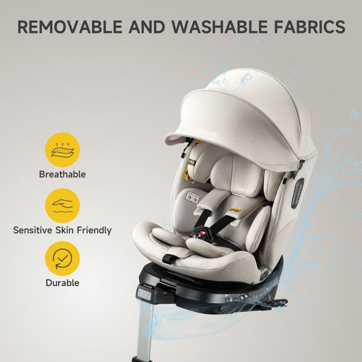Jovikids Ranger 2 i-size 360 Car Seat - Milkstone