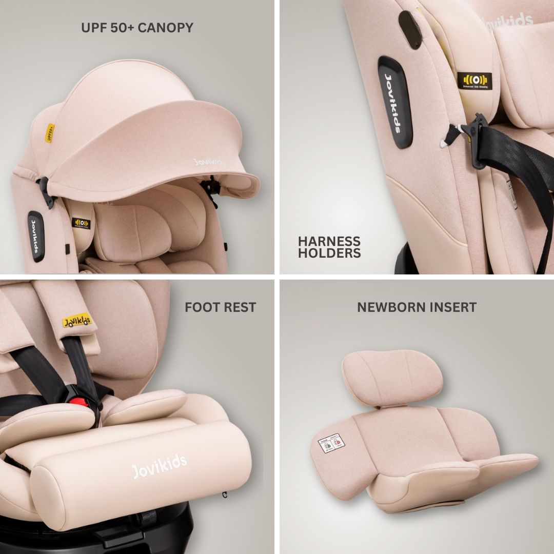 Jovikids Ranger 2 i-size 360 Car Seat - Rosewood