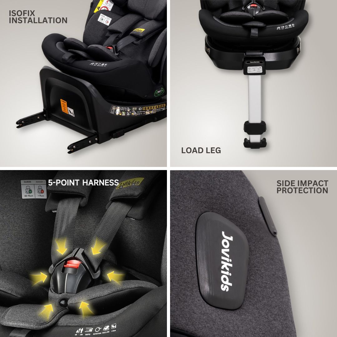 Jovikids Ranger 2 i-size 360 Car Seat - Twilight