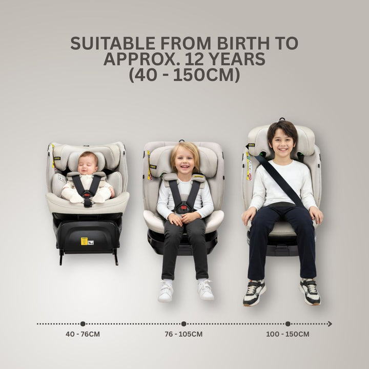 Jovikids Ranger TT 360 i-size Car Seat - Milkstone