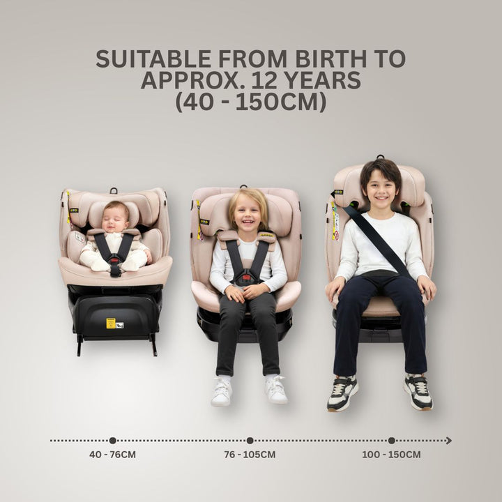 Jovikids Ranger TT 360 i-size Car Seat - Rosewood