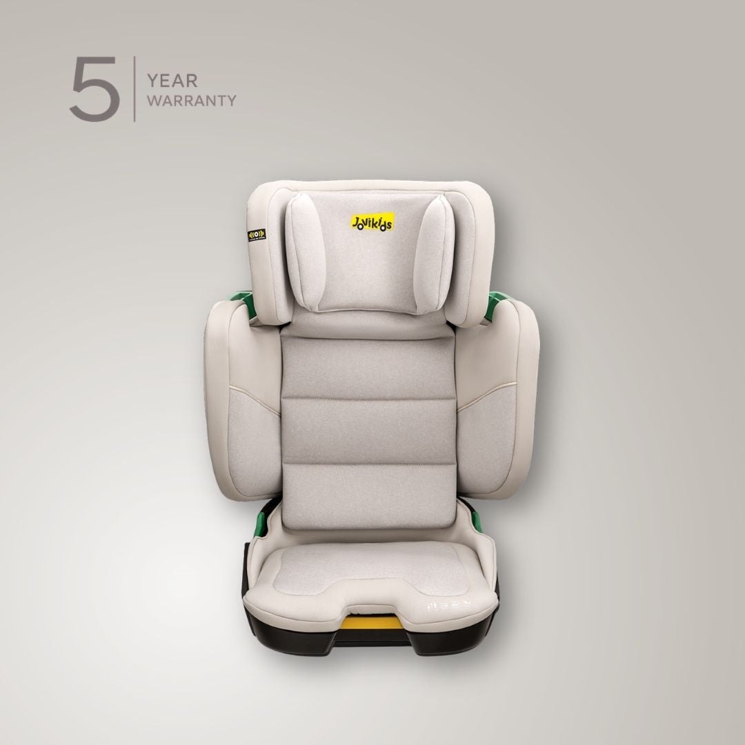 Jovikids Rober+ Folding Highback Booster Seat - Milkstone