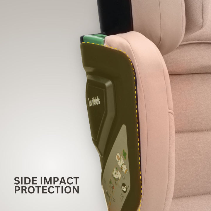 Jovikids Rober+ Folding Highback Booster Seat - Rosewood