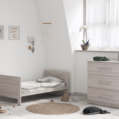 Little Acorns Amalfi 2 Piece Nursery Set - Grey Oak