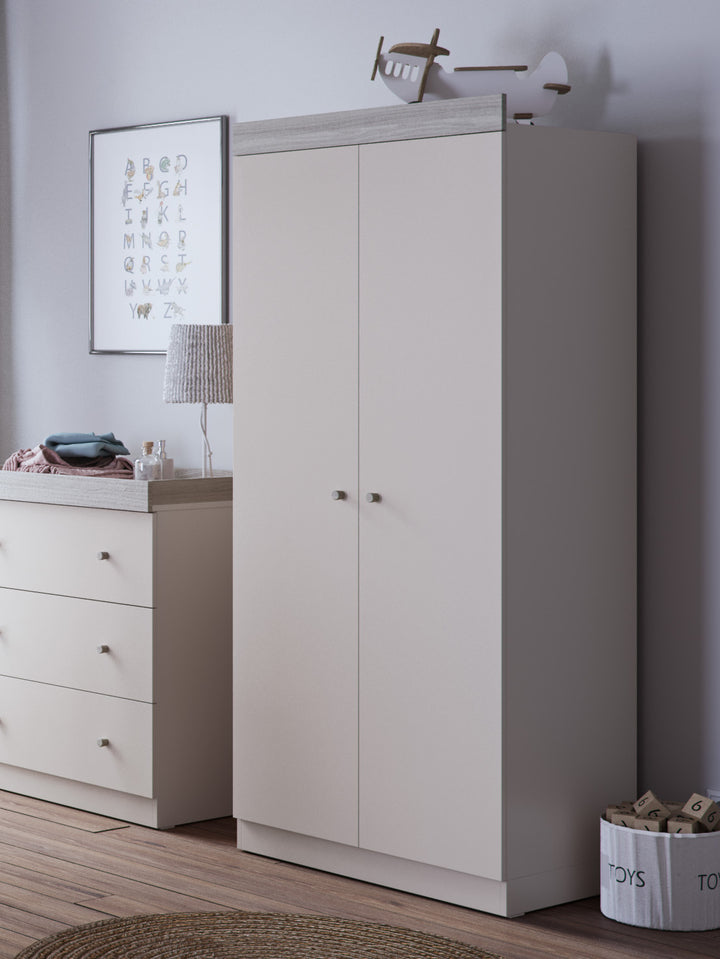 Little Acorns Burlington 3 Piece Nursery Set – Cashmere & Grey Ash