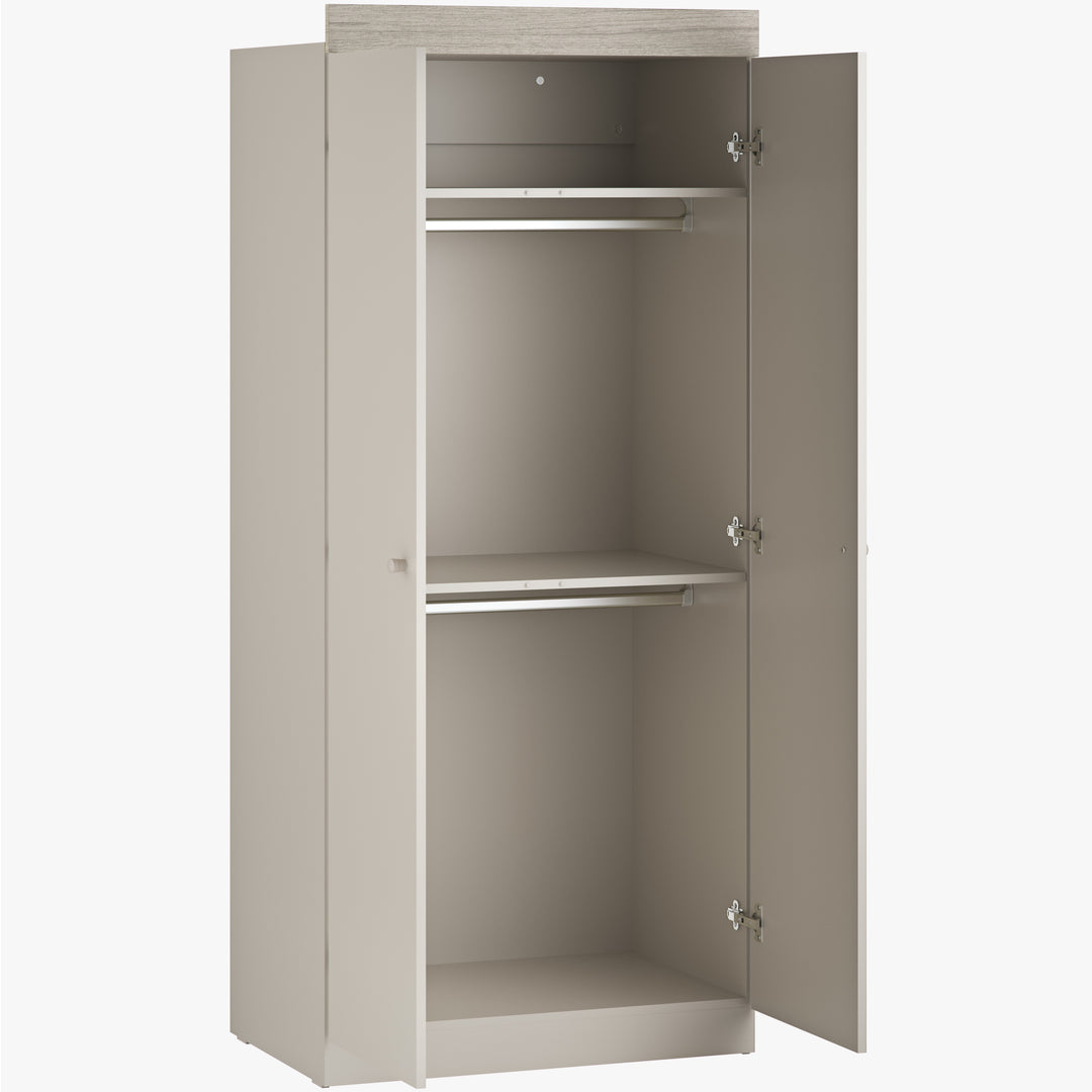 Little Acorns Burlington Wardrobe – Cashmere & Grey Ash