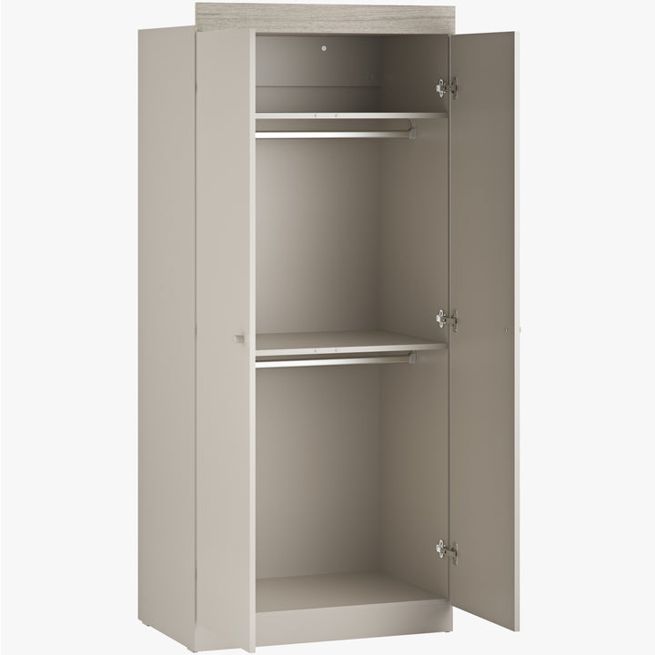 Little Acorns Burlington Wardrobe – Cashmere & Grey Ash