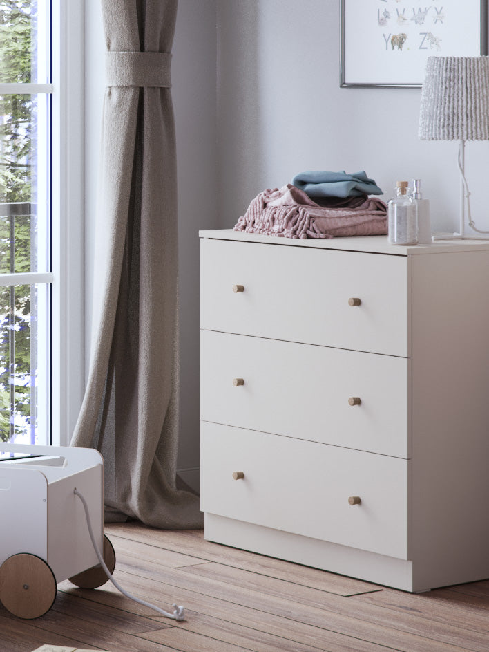 Little Acorns Burlington 2 Piece Nursery Set – Cashmere & Truffle Oak