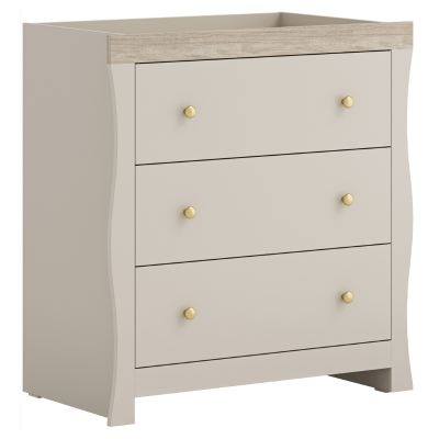 Little Acorns Celeste Chest Changer - Cashmere & Grey Ash