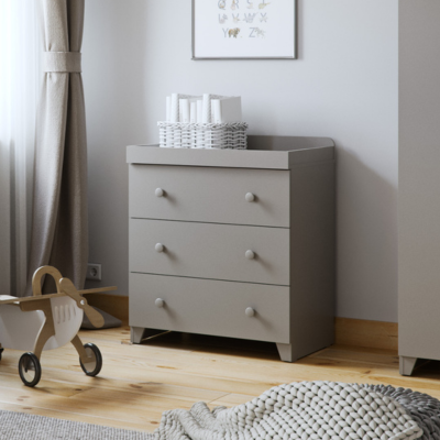 Little Acorns Classic 3 Piece Nursery Set – Grey